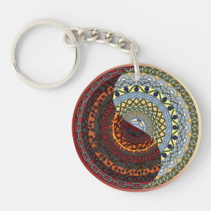Hemels en Hel Acryl Sleutelhanger