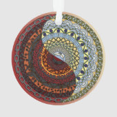 Hemels en hel Acrylaat Ornament (achterkant)