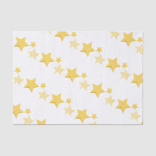 Hemels Geel Knuffelsterren Baby Shower Tissuepapier