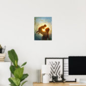 Hemels Geschenk, Baby Christus Schilderij, Christe Poster (Thuiskantoor)