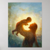 Hemels Geschenk, Baby Christus Schilderij, Christe Poster (Voorkant)