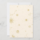 Hemels Geschreven in de sterren Bewaar de datum Kaart (Achterkant)