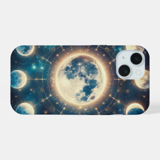 hemels getinte telefoonhoesje iPhone 15 case