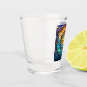 Hemels Glas in lood Shot Glass (Links)