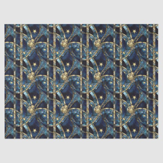 Hemels Glas in lood Tissuepapier (Voorkant)