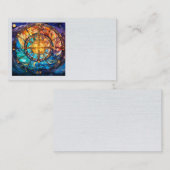 Hemels Glas in lood Visitekaartjes (Voorkant / Achterkant)