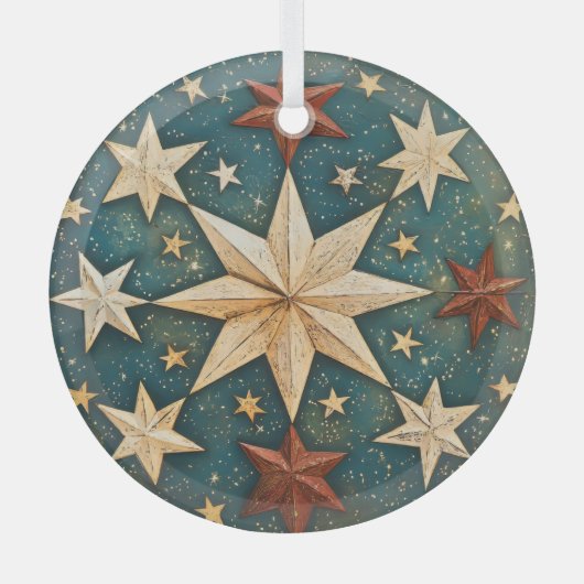  hemels glas ornament (Voorkant)