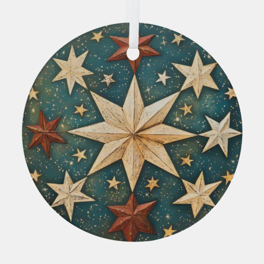  hemels glas ornament (Achterkant)