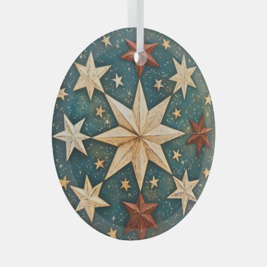 hemels glas ornament (Voorkant Rechts)