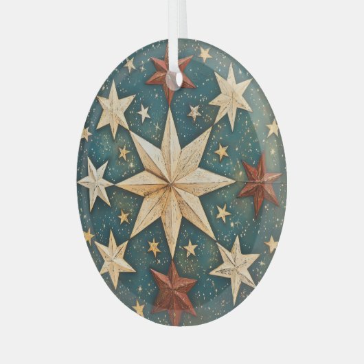  hemels glas ornament (Voorkant links)