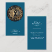 Hemels Goud Zwart Zon Maan Blauw Visitekaartje (Voorkant / Achterkant)