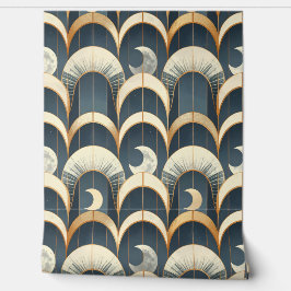 Hemels Gouden Boogpatroon Behang