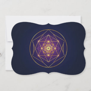 Hemels Gouden Mandala — Evenwicht in het Oneindige Kaart