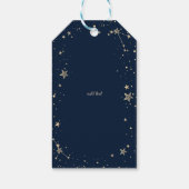 Hemels Gouden Zon En Maan Cadeaulabel (Achterkant)