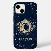 Hemels Gouden Zon En Maan Sterren   Case-Mate iPhone Case (Achterkant)
