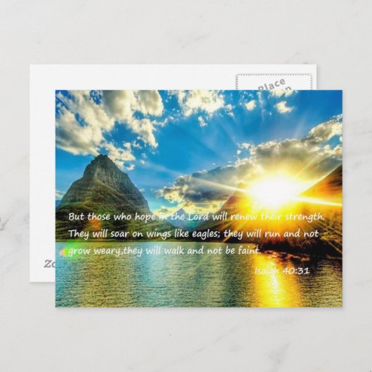 Hemels Inspirerend Briefkaart (Voorkant / Achterkant)