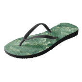 Hemels Jade Chiyogami Patroon Bloem Teenslippers (Schuin)
