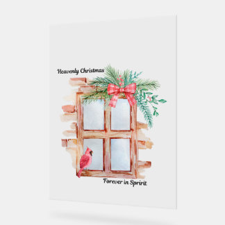 Hemels Kerstfeest Acryl Bord