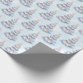 Hemels Kerstfeest Cadeaupapier (Hoek)