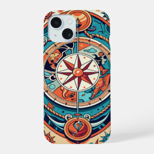Hemels Kompas iPhone 15 Case