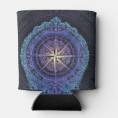 Hemels kompas Mandala Blikjeskoeler (Achterkant)