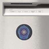 Hemels kompas Mandala Magneet (Insitu (Vaatwasser))
