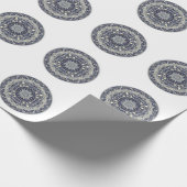 Hemels kompas Mandala Ster Patroon Kunst Cadeaupapier (Hoek)