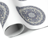 Hemels kompas Mandala Ster Patroon Kunst Cadeaupapier (Rol Hoek)