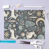 Hemels Konijn Winter Tissue Paper Tissuepapier (Craft)