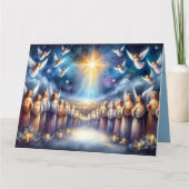 Hemels Koor onder de Ster van Bethlehem Kaart (Voorkant)