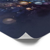 Hemels koor onder de ster van Bethlehem Poster (Hoek)