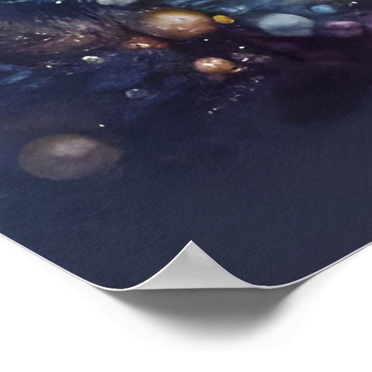 Hemels koor onder de ster van Bethlehem Poster (Hoek)