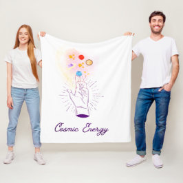 Hemels Kosmisch Hand Vliesdeken - Mystieke Mi Fleece Deken