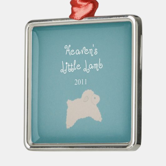 Hemels Lam 2011 Metalen Ornament (Links)