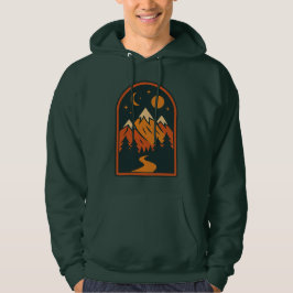 Hemels Landschap Heren Motorkap Sweater