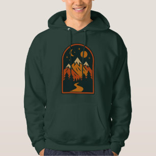 Hemels Landschap Heren Motorkap Sweater