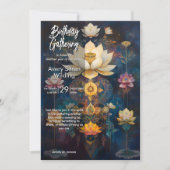 Hemels Licht | Lotus Bloem Ontwerp Kaart (Voorkant)