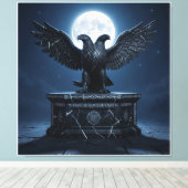 Hemels Licht op Oude Steen Canvas Afdruk (Insitu (Houten vloer))