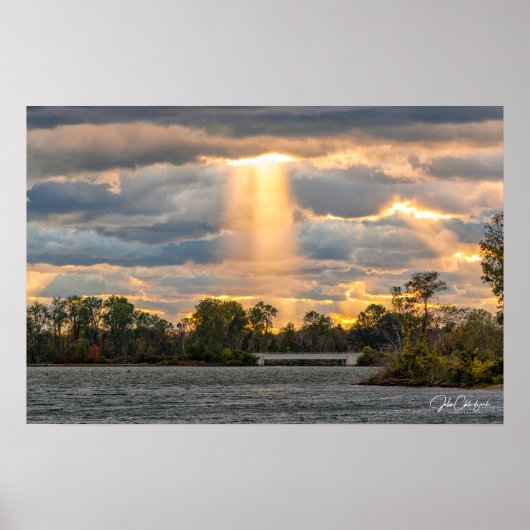 Hemels Licht Poster (Voorkant)