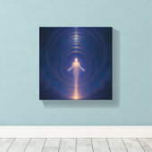 Hemels Licht Wezen Kunst aan de Wand Canvas Afdruk (Insitu (Houten vloer))