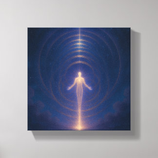 Hemels Licht Wezen Kunst aan de Wand Canvas Afdruk