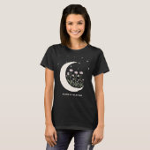 Hemels Maan & Bloemsterren T-Shirt (Voorkant volledig)