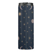 Hemels Maanpatroon | Kosmische Aangepaste Dames Thermosbeker (Achterkant)