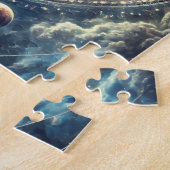 Hemels Mandala Astrologie Kosmische Dierenriem Mag Legpuzzel (Zijkant)
