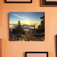 Hemels Manitou hellen zonsopgang