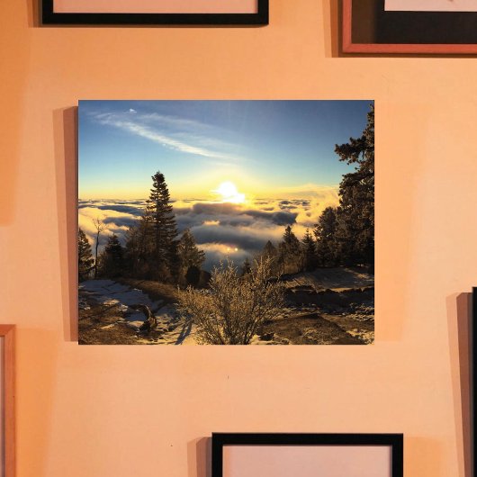 Hemels Manitou hellen zonsopgang Canvas Afdruk