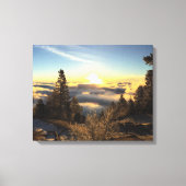 Hemels Manitou hellen zonsopgang Canvas Afdruk (Voorkant)