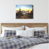 Hemels Manitou hellen zonsopgang Canvas Afdruk (Insitu (Slaapkamer))