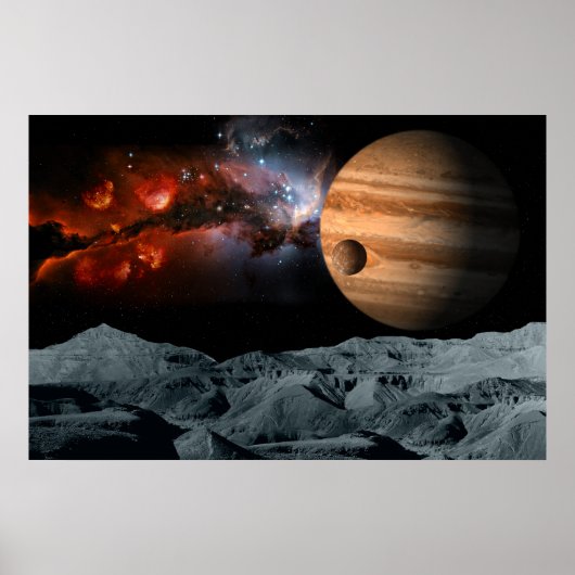 Hemels Marmer Poster (Voorkant)