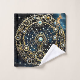 Hemels mechanisme Kosmische Kunst Bad Handdoek